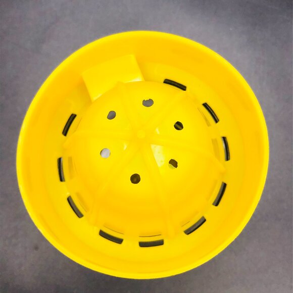 Vintage 70s GEMCO Yellow Citrus Juicer: Glass Jar - Manual Reamer Juice Press - Picture 5 of 13